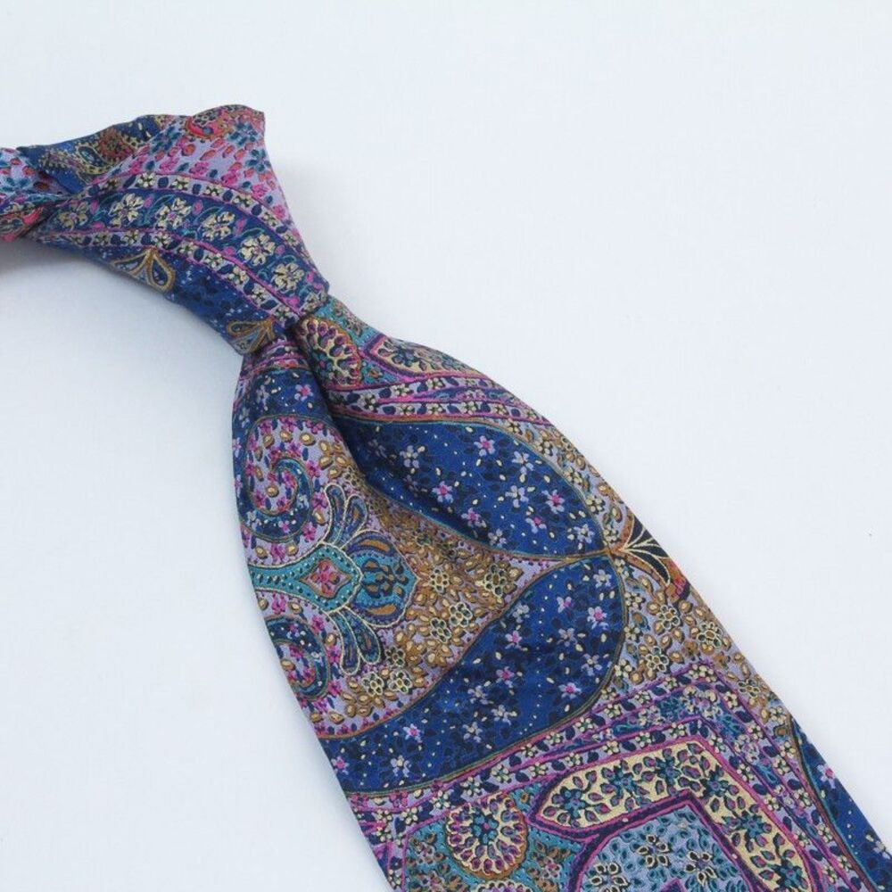INSANE Brioni Made In Italy SILK Large Paisley Multicolor  Tie Bergdorf Goodman